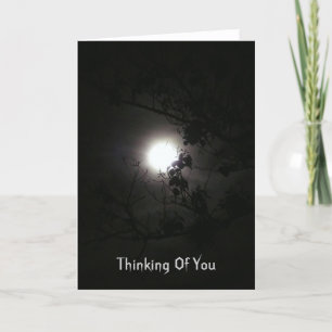 Thinking Of You, Full Moon at Night Card