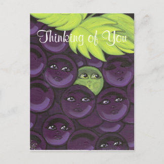 Thinking of You Grapes Post Card