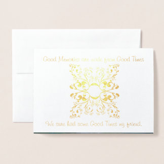 "Thinking of You" greeting card