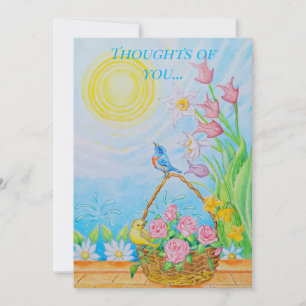 Thinking of you greeting card