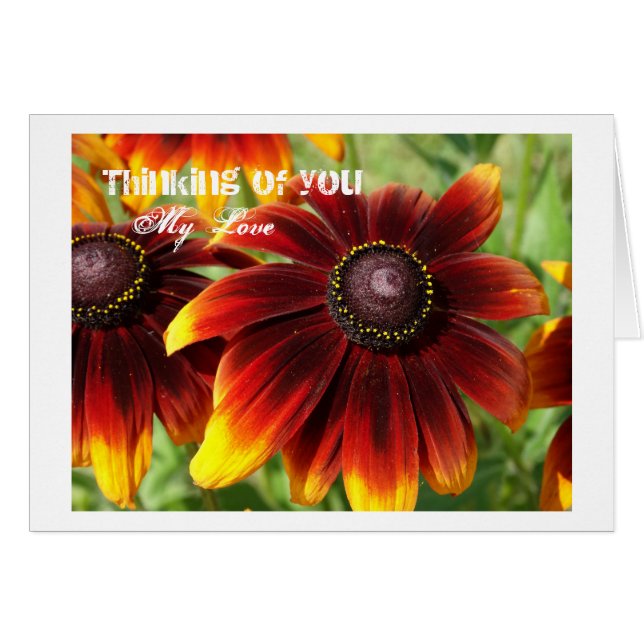 Thinking of you Greeting Card (Front Horizontal)