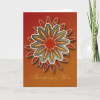 Thinking of You greeting card. Card
