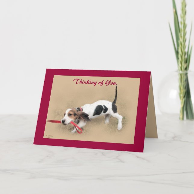 Thinking of You!...Greeting Card. Card (Front)
