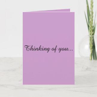 Thinking of You Greeting Card. Card