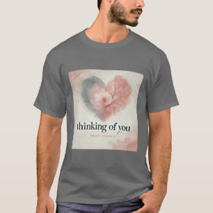Thinking Of You Heart Tshirt For Men
