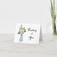 Thinking of You Hi Hello Greetings Get Well Note