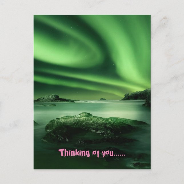 Thinking of you holiday postcard (Front)