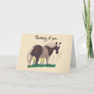 Thinking of you Horse Greeting Cards