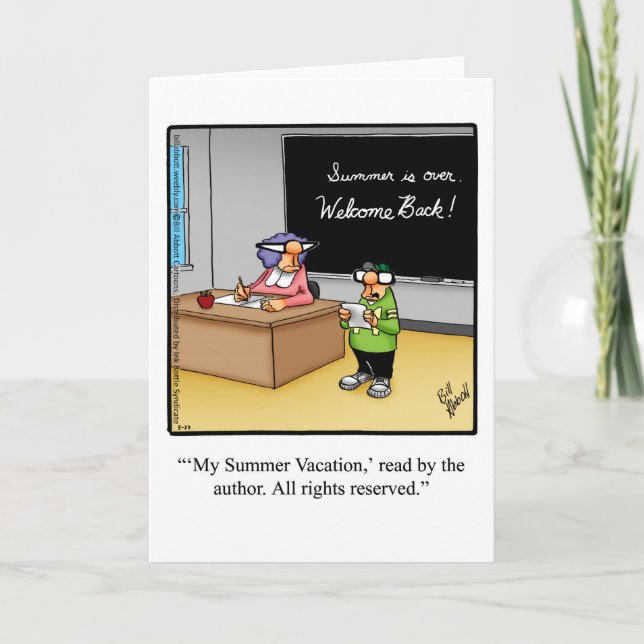 Thinking Of You Humour Greeting Card (Front)