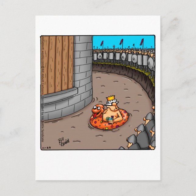 Thinking Of You Humourous Postcard (Front)