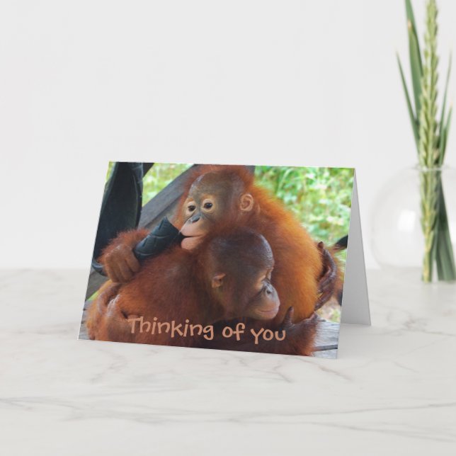 Thinking of You I Miss you Card (Front)
