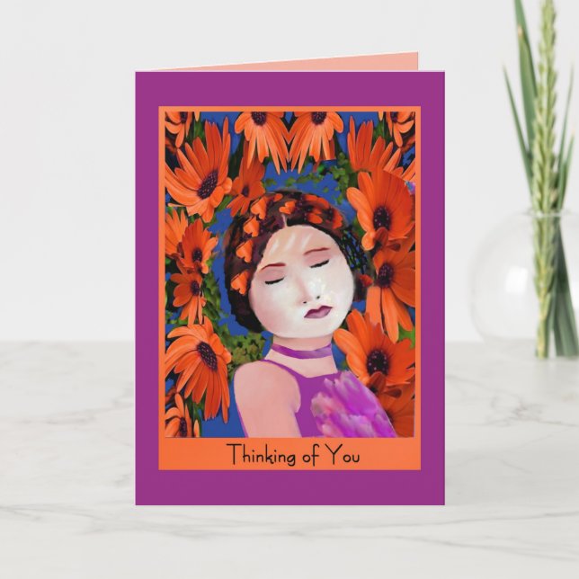 Thinking of You in Beautiful Colour Card (Front)