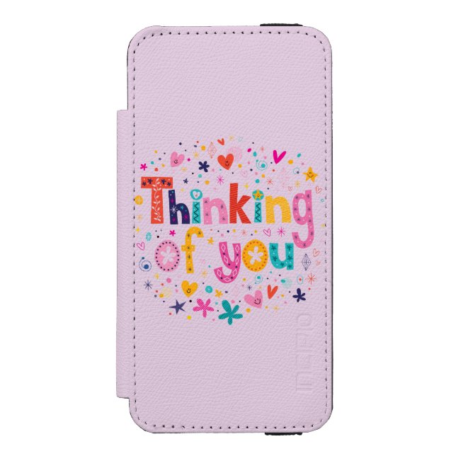 Thinking Of You Incipio iPhone Wallet Case (Folio Front)