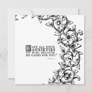 Thinking of you Inspirational greetings card