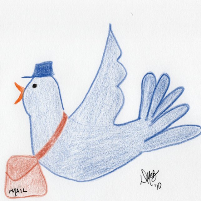 Thinking of You - Just Dropping by Hello Card (Creator Uploaded)