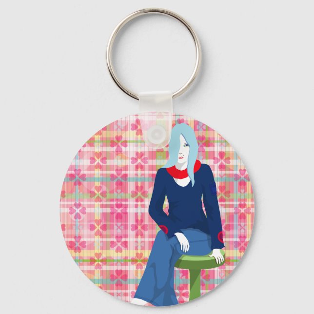 Thinking of You Key Ring (Front)