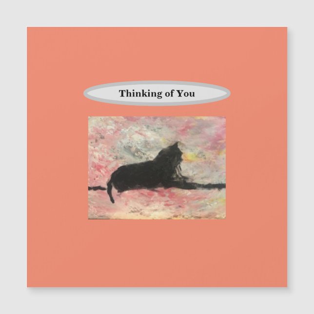 Thinking Of You Magnetic Card (Front)