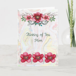Thinking of You Mum Greeting Card