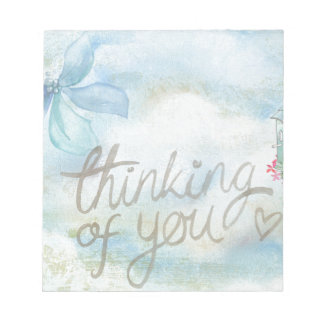 Thinking of you notepad