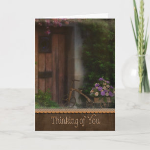thinking of you old trike card