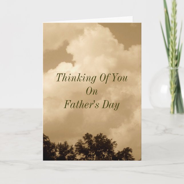 Thinking Of You On Father's Day Card (Front)