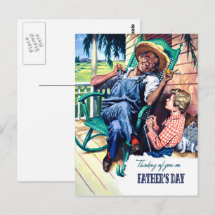 Thinking of you on Father's Day Postcard