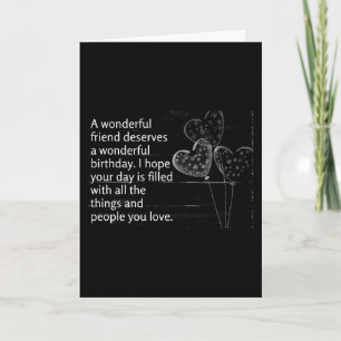 **THINKING OF YOU** ON YOUR "BIRTHDAY" CARD