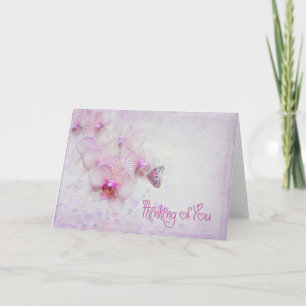 Thinking of You Orchids Card