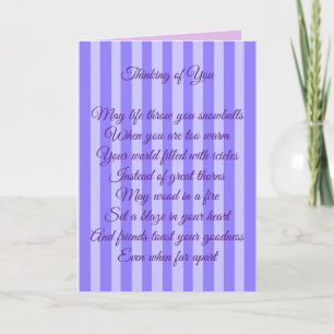 Thinking of You Personalised Card