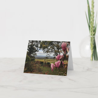 Thinking of You Pink Magnolias Card