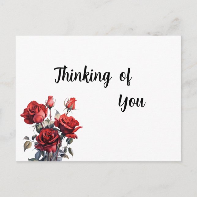 Thinking of you post card (Front)