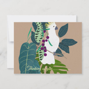 thinking of you postcard