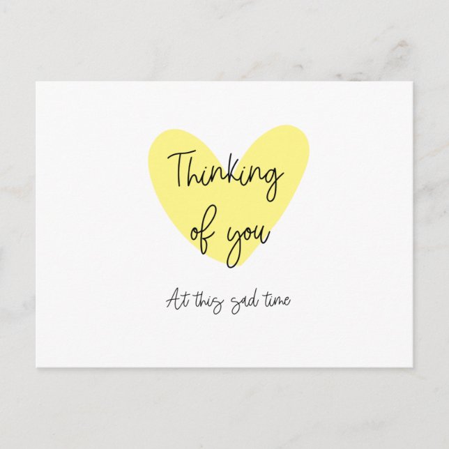 Thinking Of You Postcard (Front)