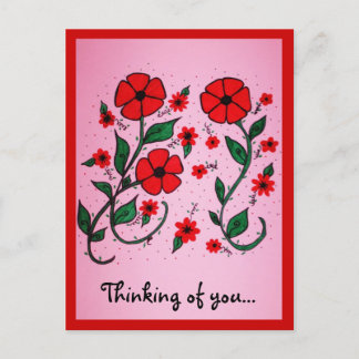Thinking of you... postcard