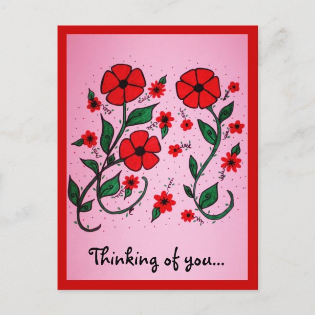 Thinking of you... postcard (Front)