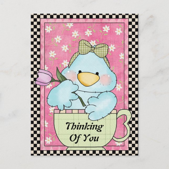 Thinking Of You Postcard (Front)