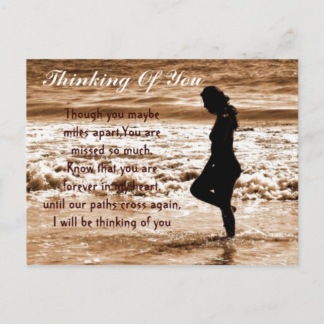 Thinking Of You_Postcard Postcard (Front)