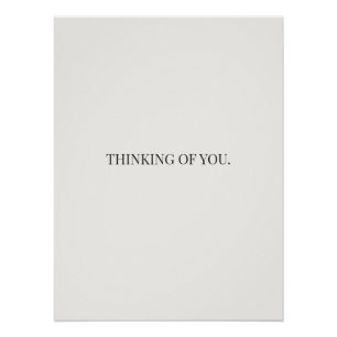 Thinking of You Poster – Gentle Support Quote
