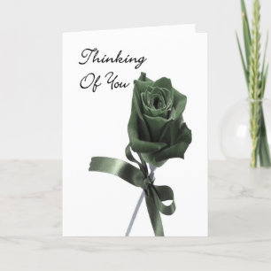 Thinking of You Rose Card