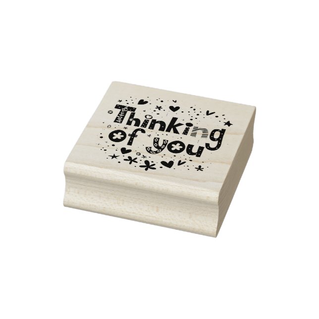 Thinking Of You Rubber Stamp (Stamp)