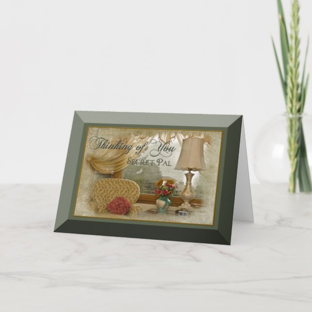 Thinking of You SECRET PAL - BLANK NOTE CARD (Front)