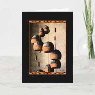 Thinking of You Spiralled Wind Chimes Still Life Card