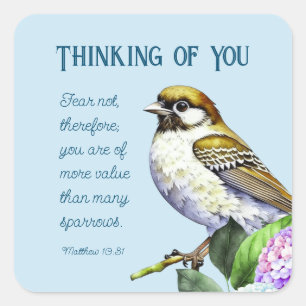 Thinking Of You Square Sticker