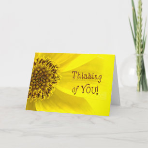 THINKING OF YOU - SUNFLOWER - BRIGHT CARD