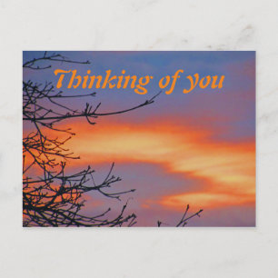 Thinking Of You Sunrise Postcard