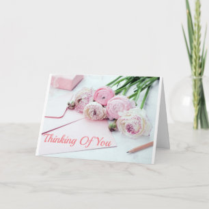 **THINKING OF YOU** SYMPATHY MESSAGE CARD