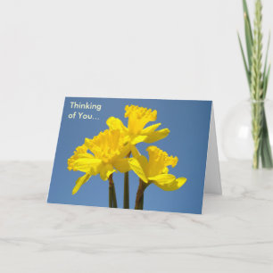 Thinking of You this Easter! Cards Daffodil Flower