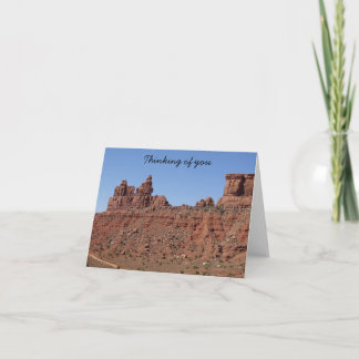 Thinking of You - Valley of the Gods Thank You Card