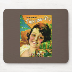 Thinking of You Vintage - Rolf Armstrong Mouse Mat