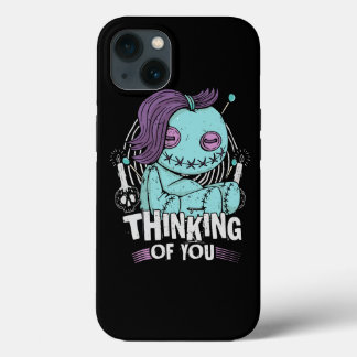 Thinking Of You Voodoo Dolls Cute And Creepy For M iPhone 13 Case